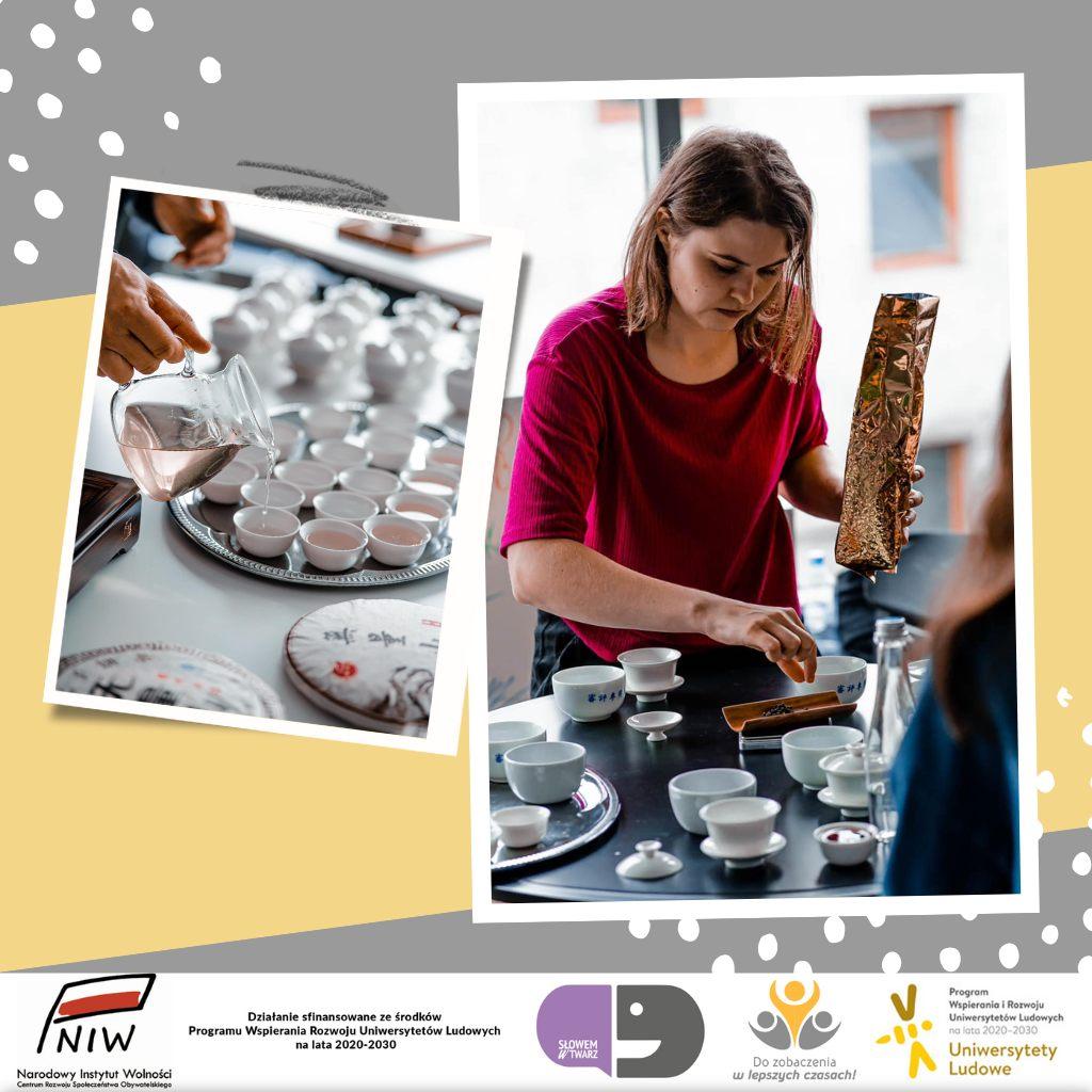 Promotional graphic for the project featuring photos from workshops and partners' logos.